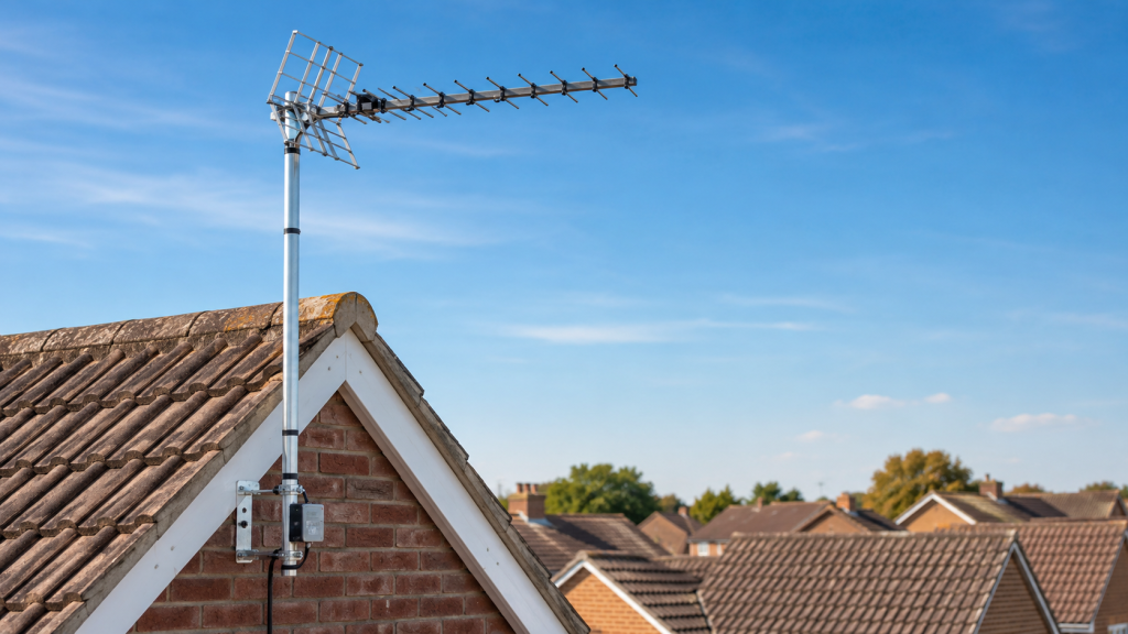 TV aerial installation on a Birmingham property